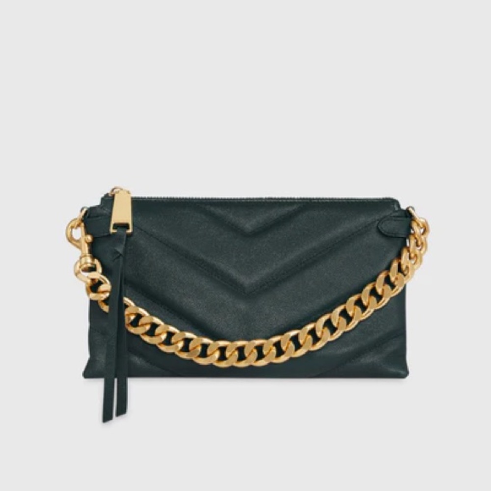 Rebecca Minkoff Edie Maxi Medium Crossbody - Deep Jade - NWT